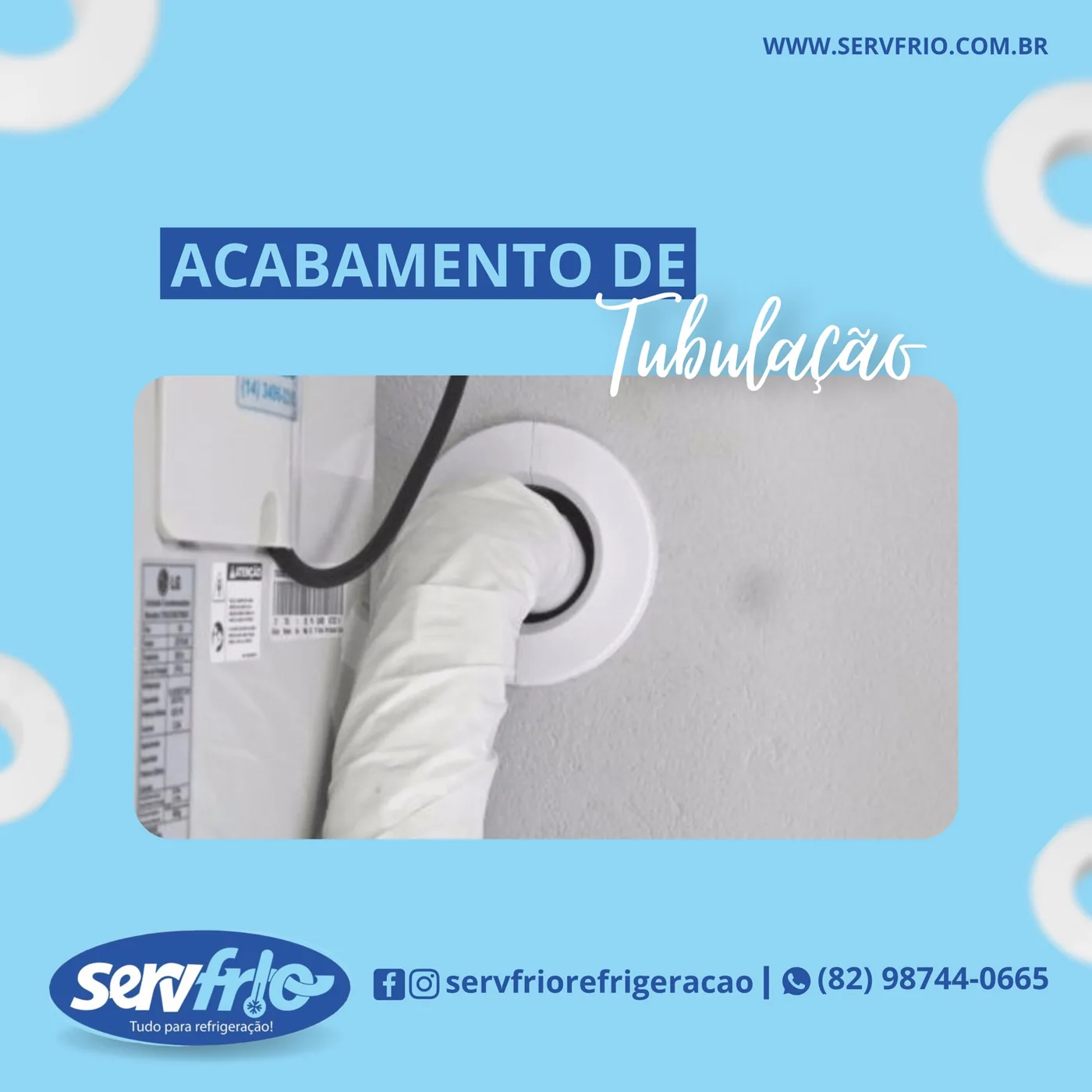 Acabamento de tubulação