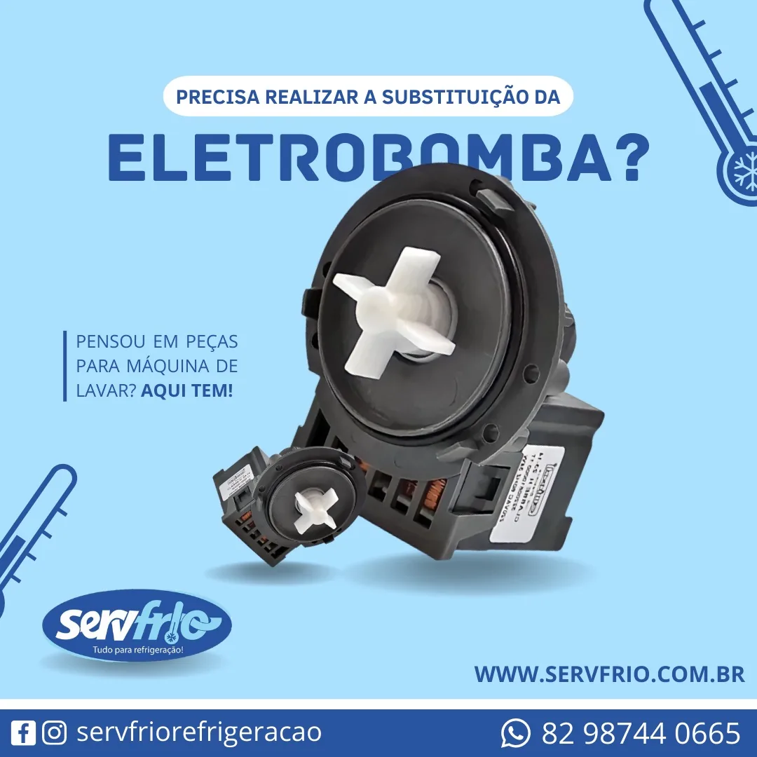 Eletrobomba para lavadora