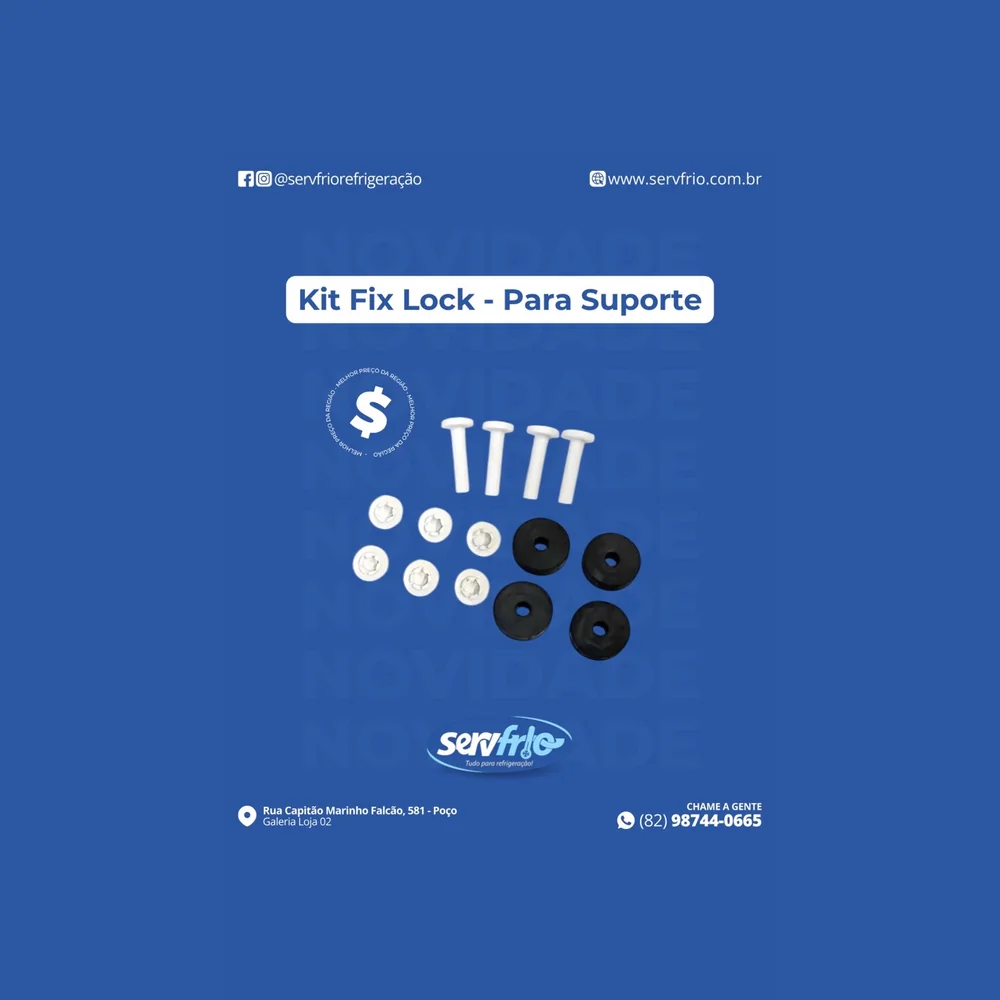 Kit Fix Lock para suporte