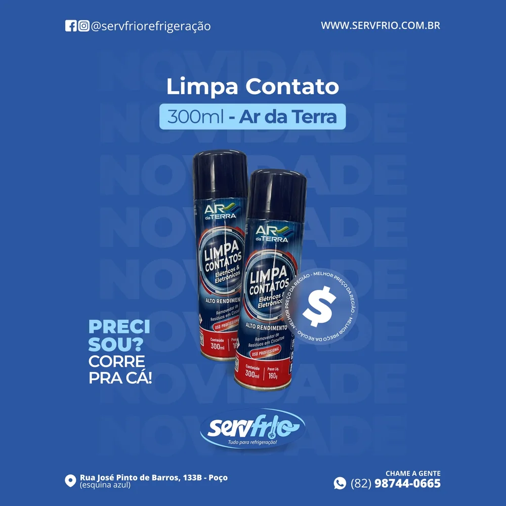 Limpa contato Ar da Terra