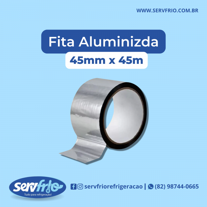 Fita Aluminizada 45mmx50m