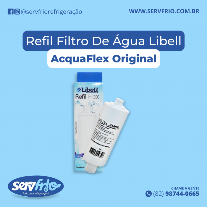 Refil Filtro De Água Libell Acqua Flex Original