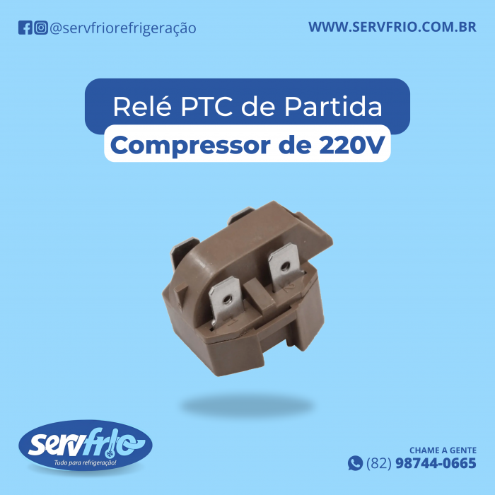 Relé PTC de Compressor 220V 50/60HZ 22OM IC4