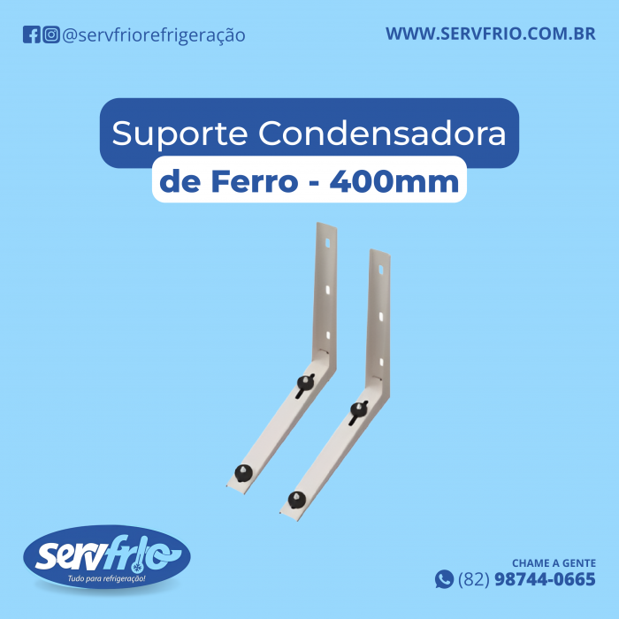 Suporte Condensadora de Ferro - 450mm