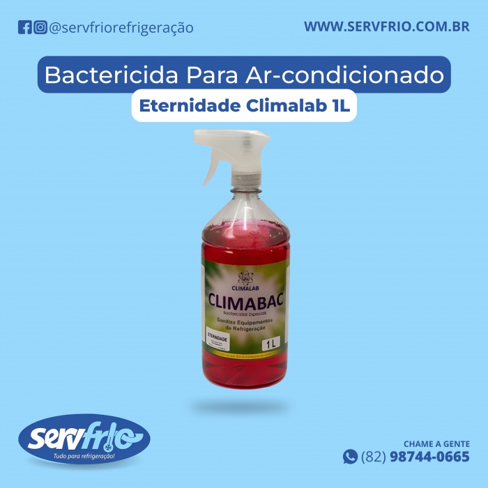 Bactericida Para Ar Condicionado Eternidade Climalab 1L