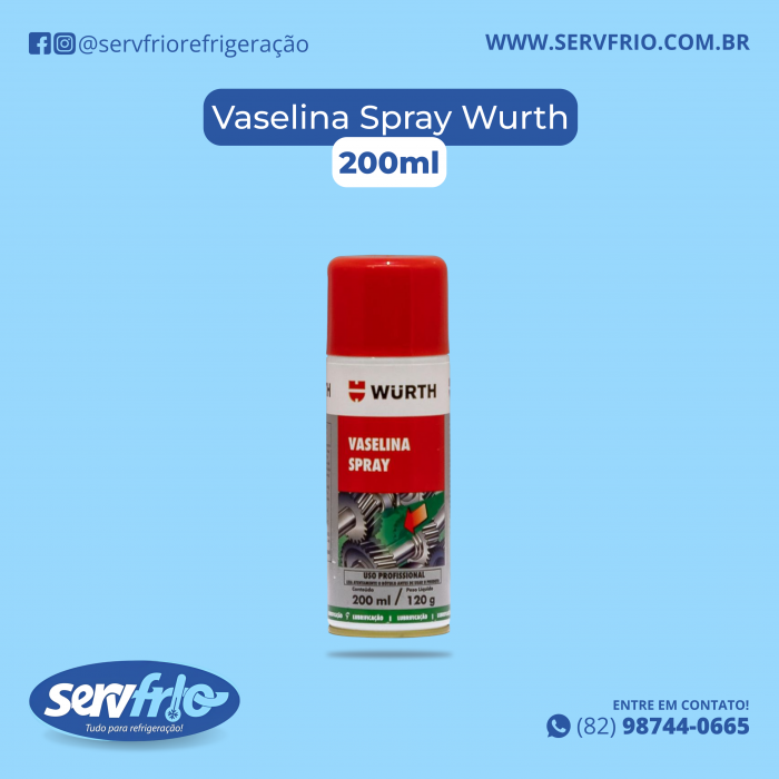 Vaselina Spray 200ml - Wurth