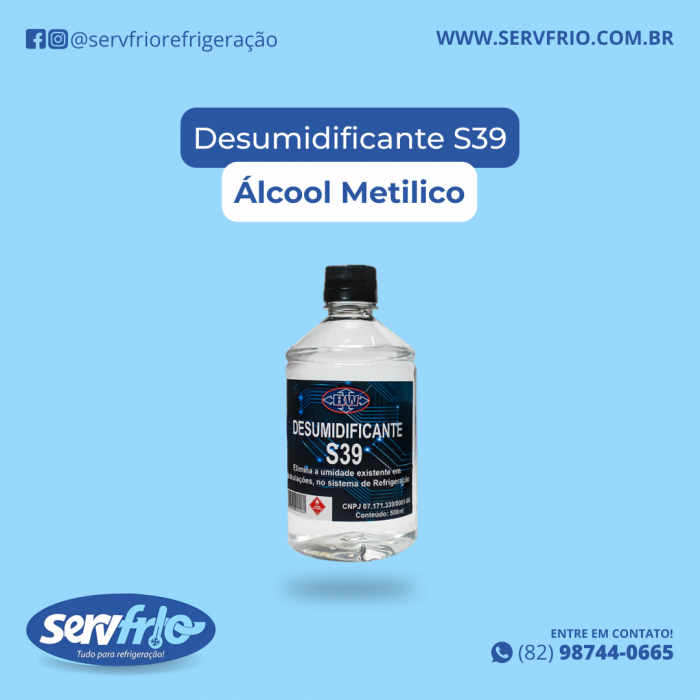 Desumidificante S39 Álcool Metilico