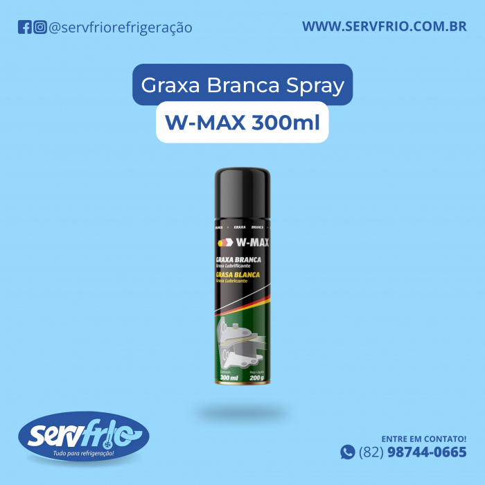 Graxa Branca Spray W-Max 300ml